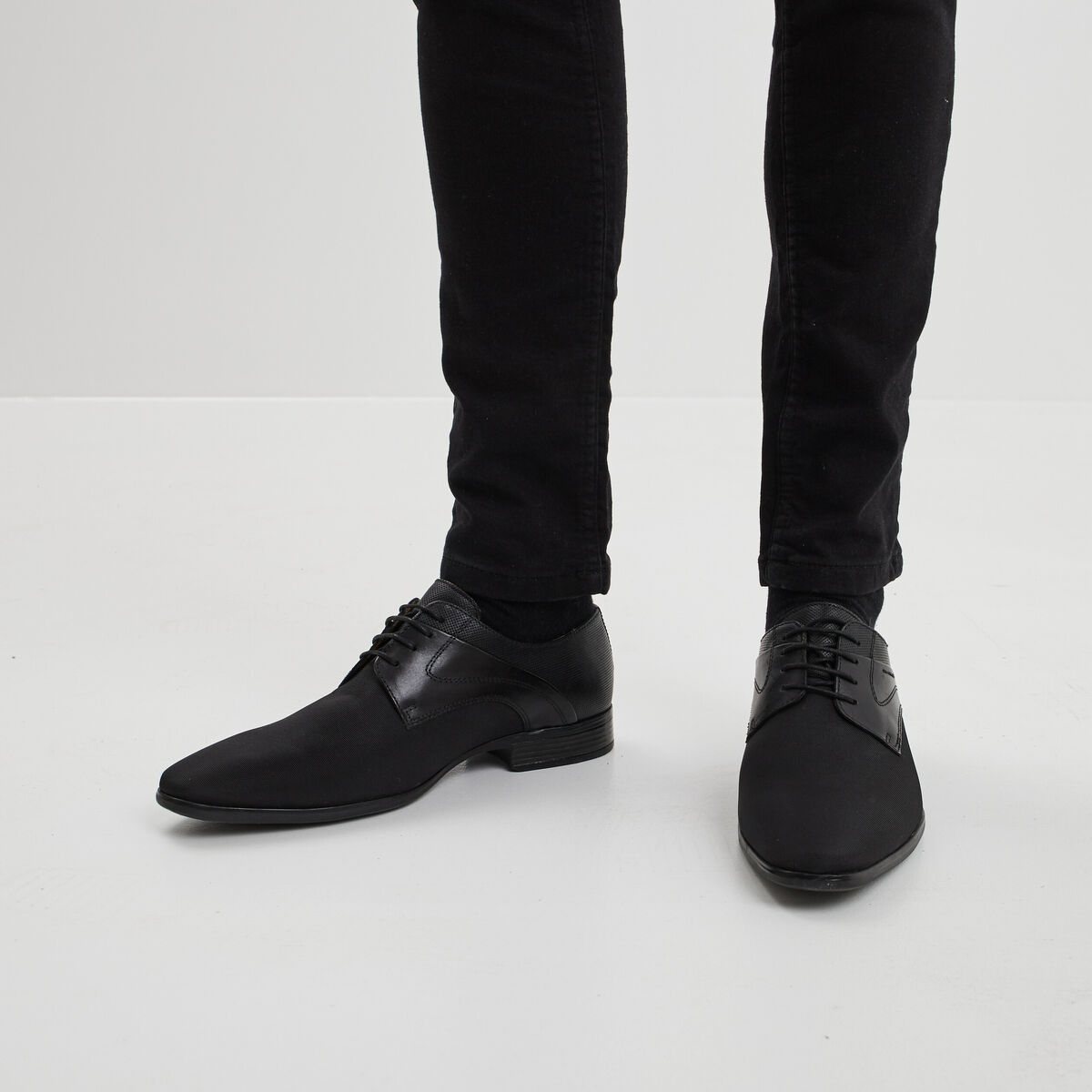 Derbies à lacets noir homme