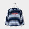 T-shirt manches longues Creeks bleu violet garçon