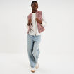 Veste sans manches matelass&eacute;e marron chocolat femme