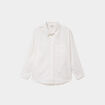 Chemise oversize manches longues coton blanc femme grande taille
