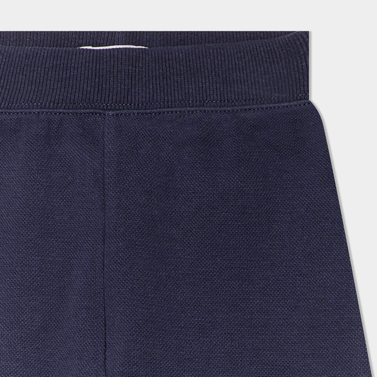 Pantalon jogging taille &eacute;lastiqu&eacute;e coton bleu marine b&eacute;b&eacute; gar&ccedil;on