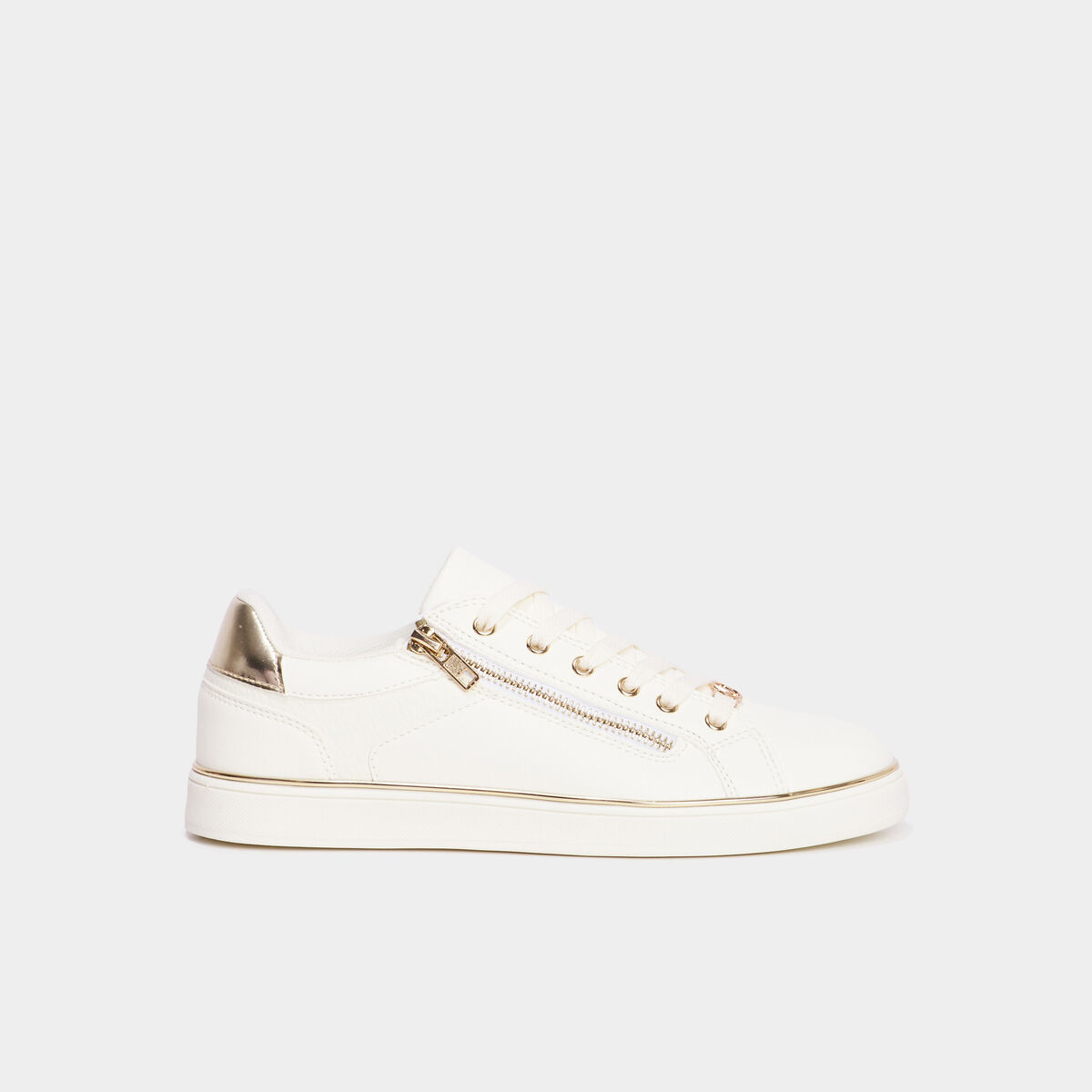 Tennis basses &agrave; lacets Mosquitos blanc femme