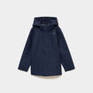 Coupe-vent imperm&eacute;able &agrave; capuche bleu marine gar&ccedil;on