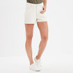 Short mom coton Creeks blanc femme