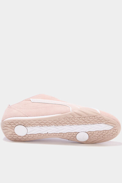 Baskets running cuir Puma Catch SD vieux rose femme