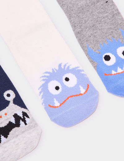 Lot 5 paires chaussettes multicolore garçon