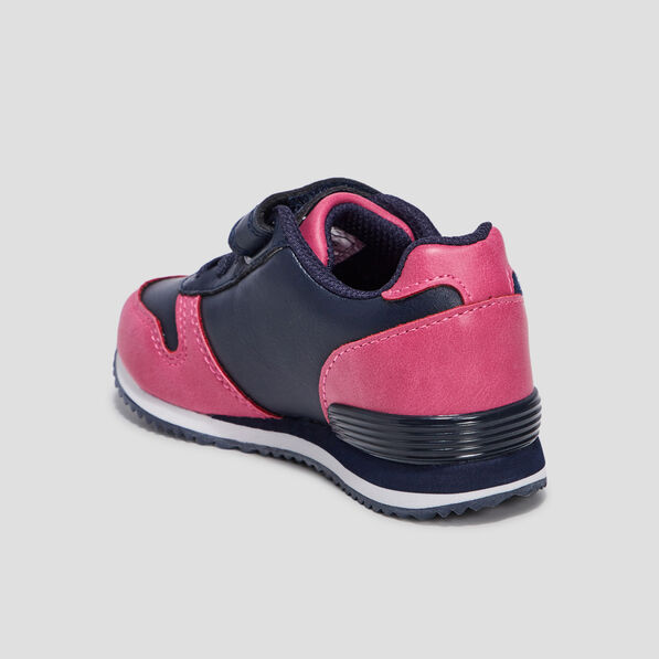 Baskets retrorunning Creeks bleu marine fille