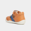 Bottillons salomé en cuir Kickers Wafel camel bébé garçon