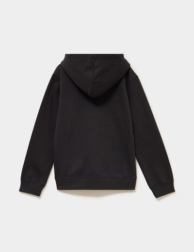 Sweat hoodie 1 poche molleton Puma noir fille