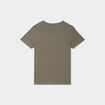 T-shirt en coton manches courtes vert kaki garçon