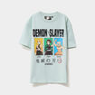 T-shirt manches courtes Demon Slayer vert pastel garçon
