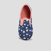 Chaussons sans gêne denim baby bleu fille