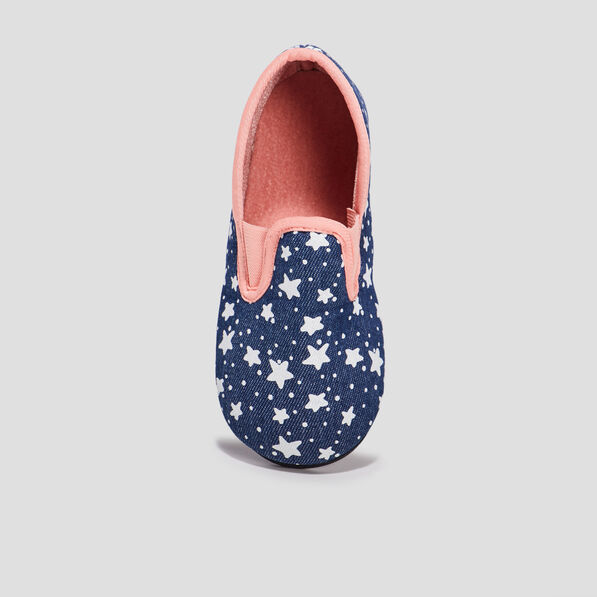 chaussons sans gene denim baby bleu fille Chaussons sans gêne denim baby bleu fille