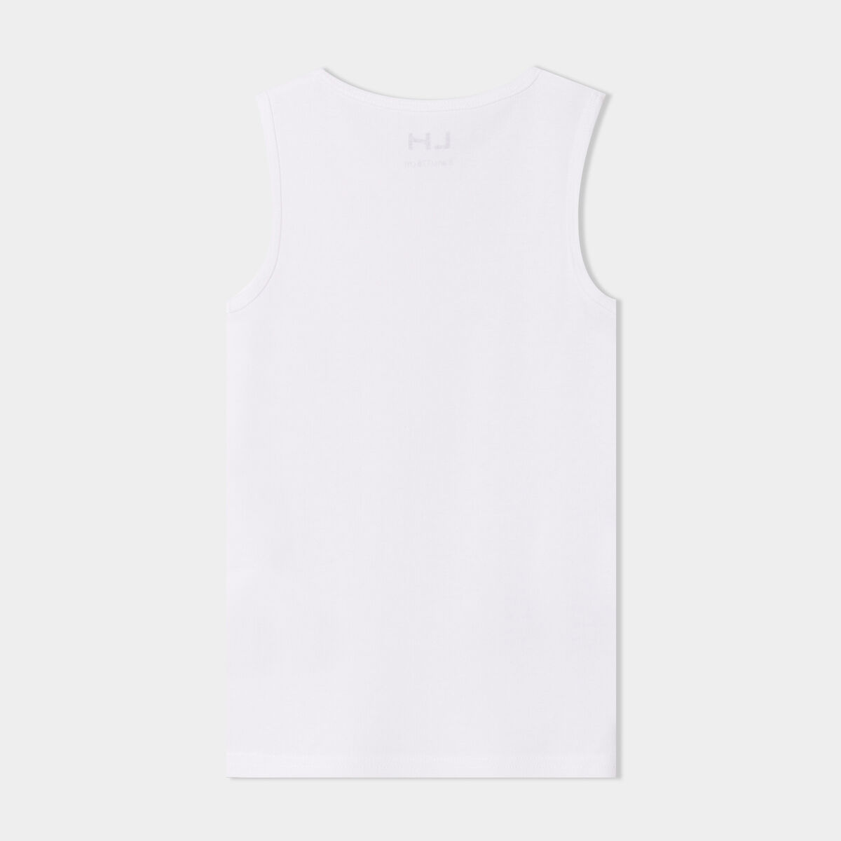 Lot de 3 débardeurs col rond coton blanc garçon