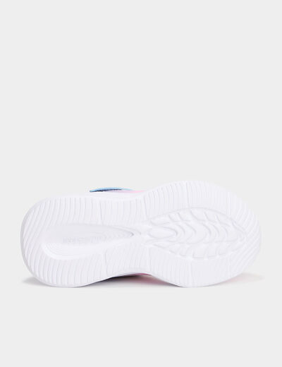 Baskets semelles lumineuses Skechers violet clair fille