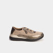 Baskets zipp&eacute;es confort marron fonc&eacute; femme