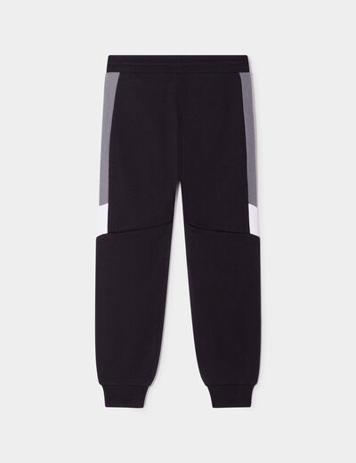 Pantalon de jogging regular noir gar&ccedil;on