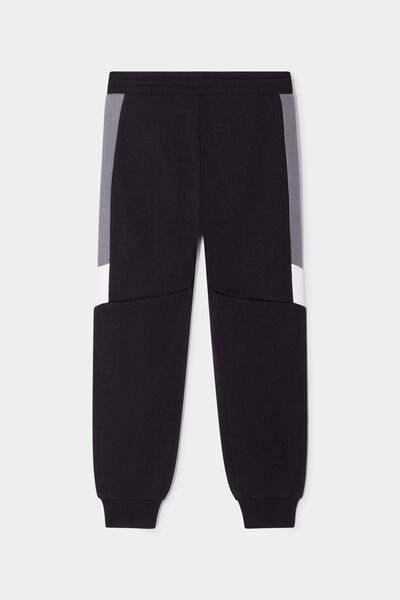 Pantalon de jogging regular noir gar&ccedil;on