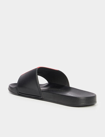Claquettes de plage One Piece noir homme