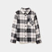 Chemise manches longues 1 poche coton blanc garçon