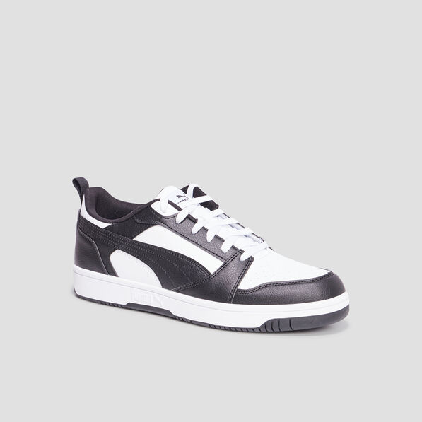 tennis basses lacets puma v6 noir homme Tennis basses lacets Puma V6 noir homme