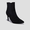 Bottines à talons noir femme