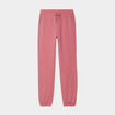 Pantalon jogging droit molleton vieux rose femme