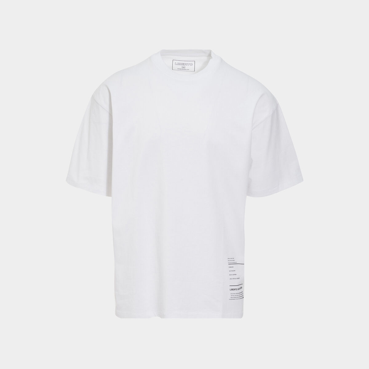 T-shirt manches courtes Liberto blanc homme