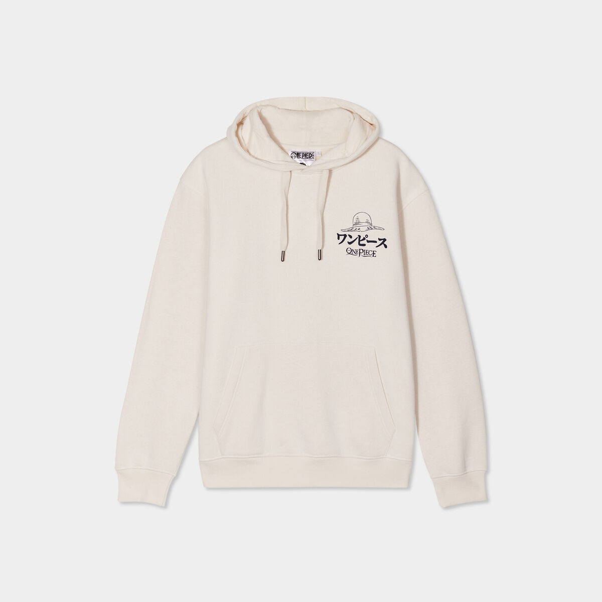 Sweat à capuche hoodie One Piece sable homme