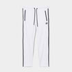 Pantalon de jogging stretch bandes côtés blanc homme