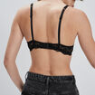 Soutien-gorge en dentelle ampliforme noir femme