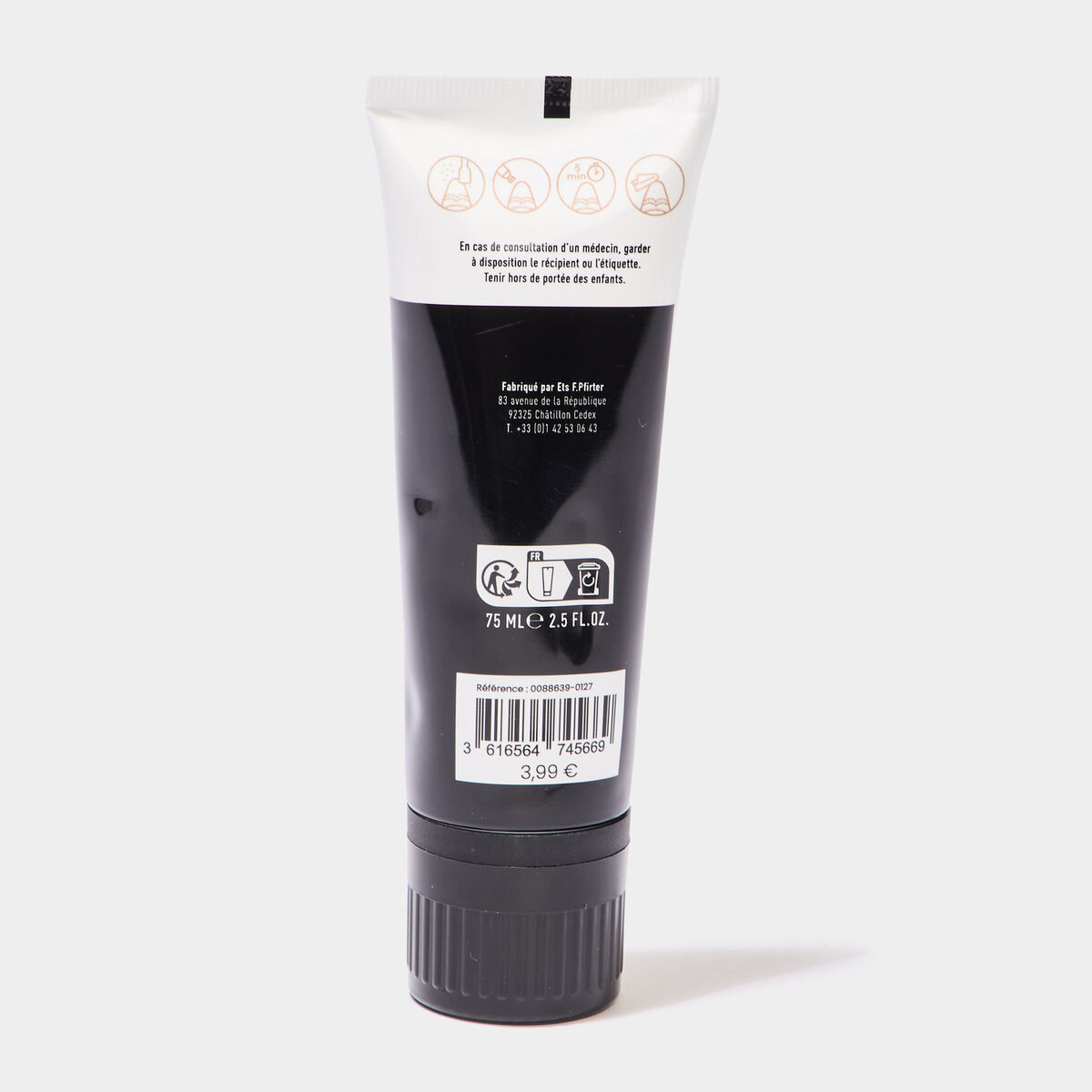 Tube cirage cr&egrave;me cuir lisse 75 ml multicolore mixte
