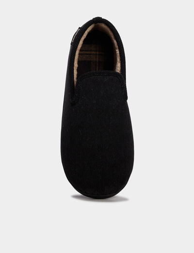 Chaussons fourr&eacute;s Isotoner taupe homme