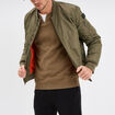 Blouson bomber d&eacute;perlant Liberto vert kaki homme