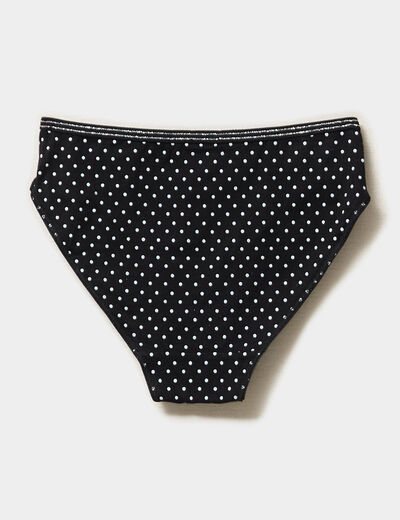 Lot 7 culottes coton noir fille