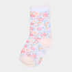 Lot 5 paires chaussettes mi-hautes rose b&eacute;b&eacute; fille