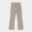 Pantalon bootcut 5 poches coton sable fille