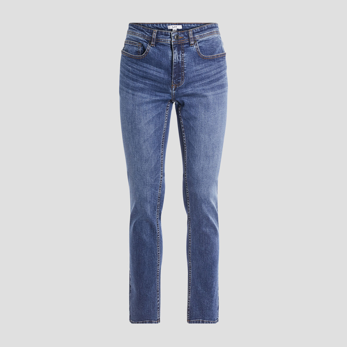 Jeans slim taille standard denim double stone homme