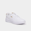 Baskets &agrave; lacets Puma COURT LALLY jaune or femme