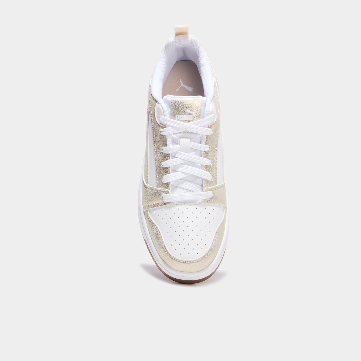 Tennis Rebound V6 Puma jaune or femme