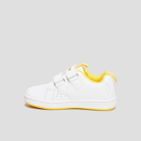 Tennis basses à scratchs Pokémon Pikachu blanc garçon