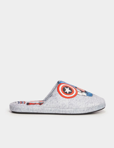 Chaussons mules Marvel Captain America multicolore homme
