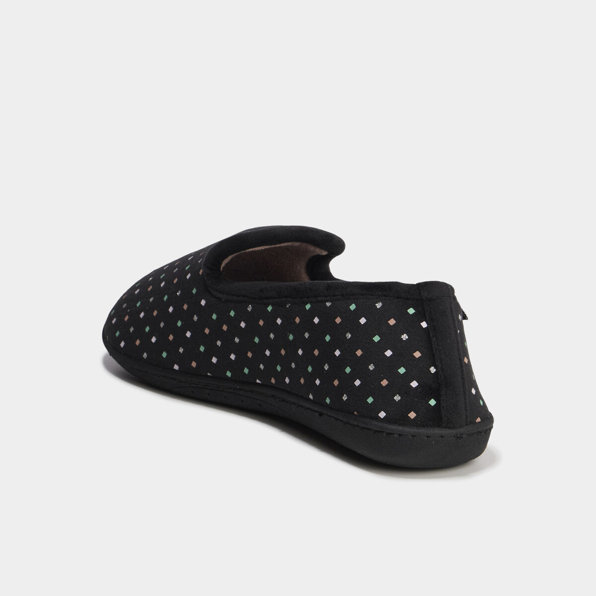 Chaussons Isotoner vert anis femme