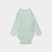 Lot 3 bodies crois&eacute;s manches longues vert pastel b&eacute;b&eacute;