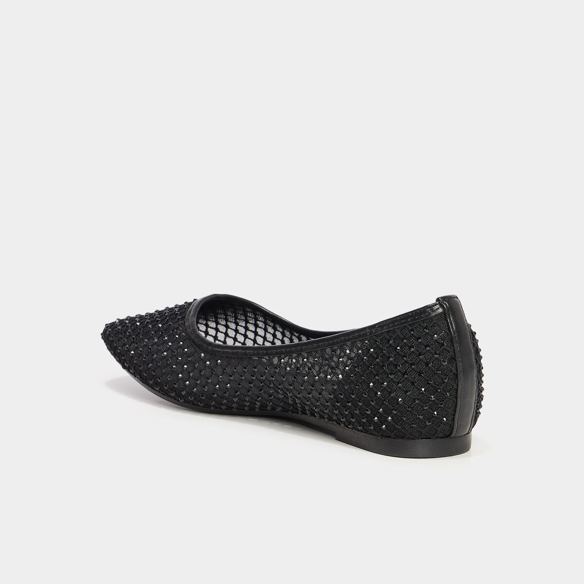 Ballerines strass noir femme