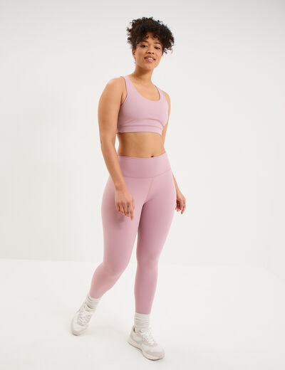 Brassi&egrave;re de sport dos nageur mauve femme