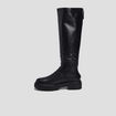 Bottes semelles crantées noir femme