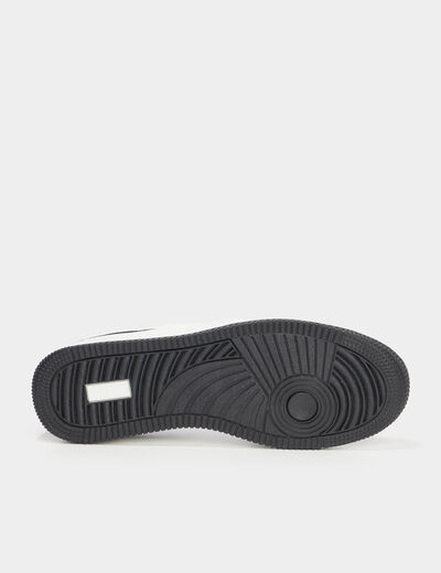Tennis basses à lacets blanc homme