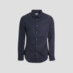 Chemise stretch manches longues bleu marine homme