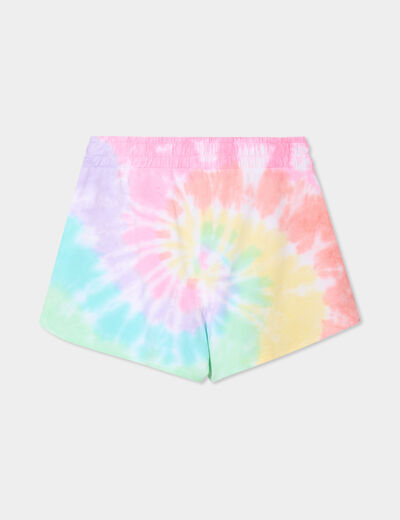 Short droit coton Lilo et Stitch multicolore fille
